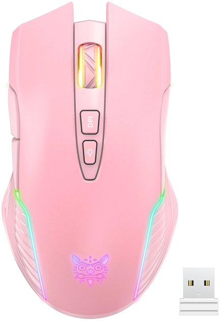 Миша Onikuma CW905 Wireless Pink (6972470561074) - зображення 1