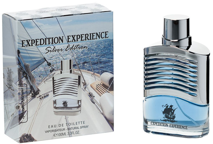 Woda toaletowa Georges Mezotti Expedition Experience Silver Edition 100 ml (8715658010562) - obraz 1