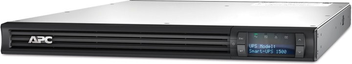 ДБЖ APC Smart-UPS SMT1500RMI1U Line Interactive 1500 VA 1000 W Rackmontage 1HE (SMT1500RMI1U) - зображення 1