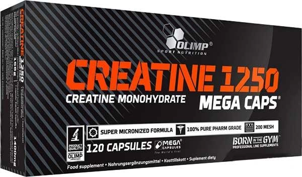Креатин Olimp Creatine Mega Caps 120 капсул (5901330022340) - зображення 1