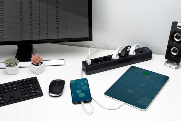 Мережевий фільтр APC Essential SurgeArrest 5 Outlet 2 USB Ports Black (PME5U2B-GR) - зображення 4