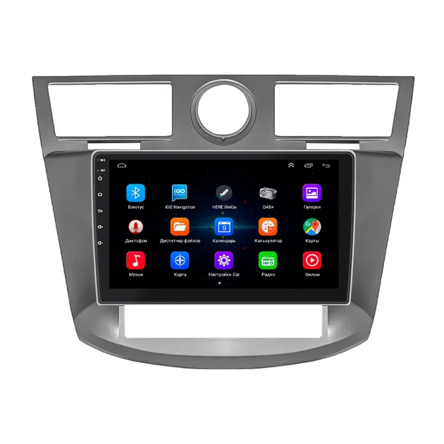 Штатная магнитола Lesko для Chrysler Sebring III 2006-2010 экран 9" 1/16Gb Wi-Fi GPS Base - изображение 2