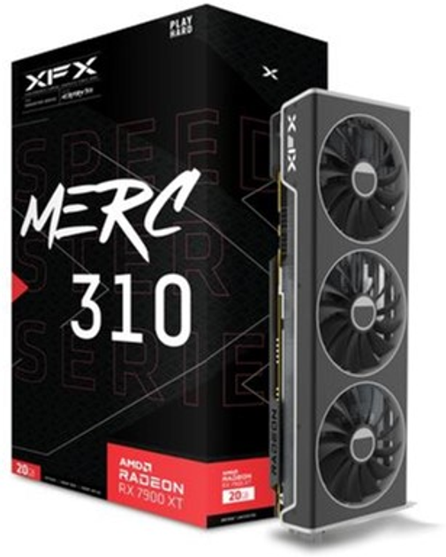 Відеокарта XFX PCI-Ex Radeon RX 7900 XT SPEEDSTER MERC 310 20 GB GDDR6 (320bit) (1775/20000) (HDMI, 3 x DisplayPort) (RX-79TMERCU9) - зображення 4