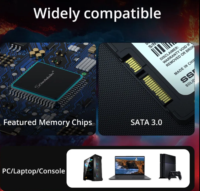 Жесткий диск SSD Somnambulist накопитель 256 Гб Sata III 2,5" - изображение 4