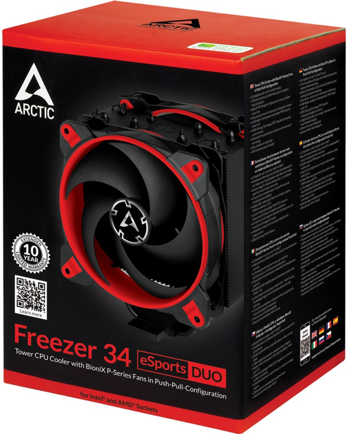 Chłodzenie Arctic Freezer 34 eSports DUO-Red (ACFRE00060A) - obraz 9