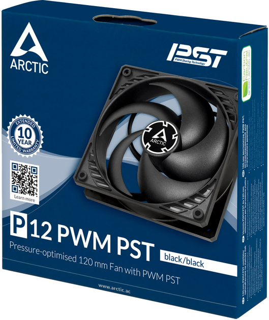 Chłodzenie Arctic P12 PWM PST Czarny (ACFAN00120A) - obraz 5