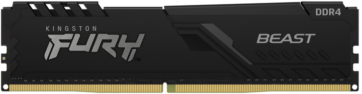 Pamięć Kingston Fury DDR4-2666 16384MB PC4-21300 Beast Black (KF426C16BB1/16) - obraz 1