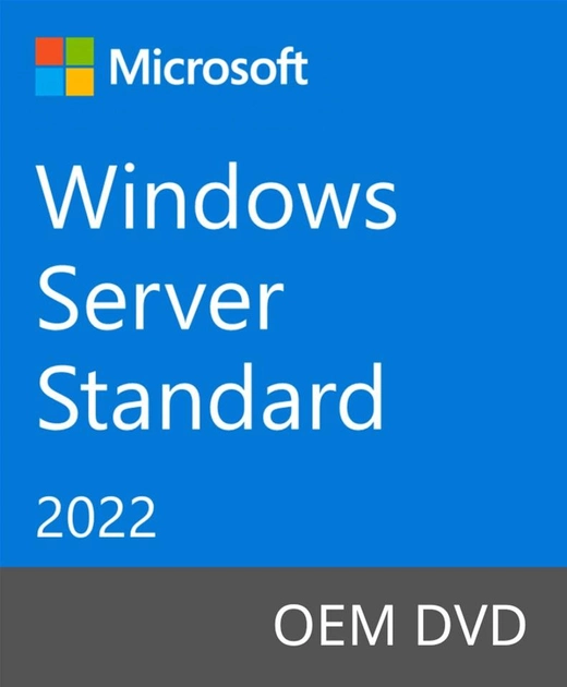 Microsoft Windows Server 2022 Standard x64 English 1pk DSP OEI DVD 16 Core (P73-08328) - obraz 1