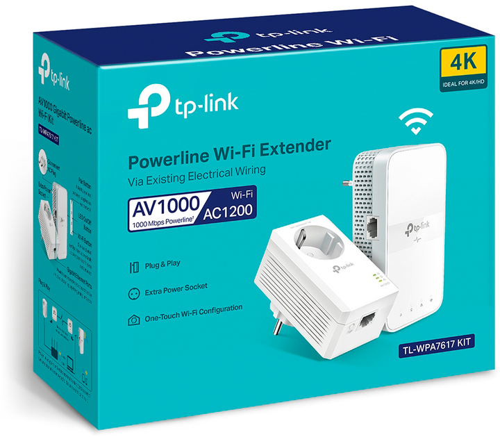 TP-LINK PowerLine TL-WPA7617 KIT przedłużacz zasięgu 2 szt. - obraz 7