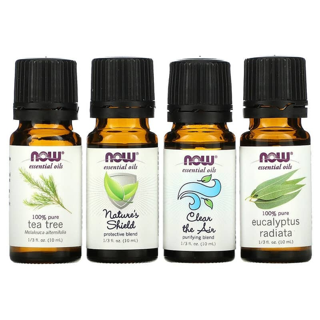 Набор эфирных масел NOW Foods "Seasonal Changes Balancing Essential Oils Kit" (4 флакона по 10 мл) - изображение 2