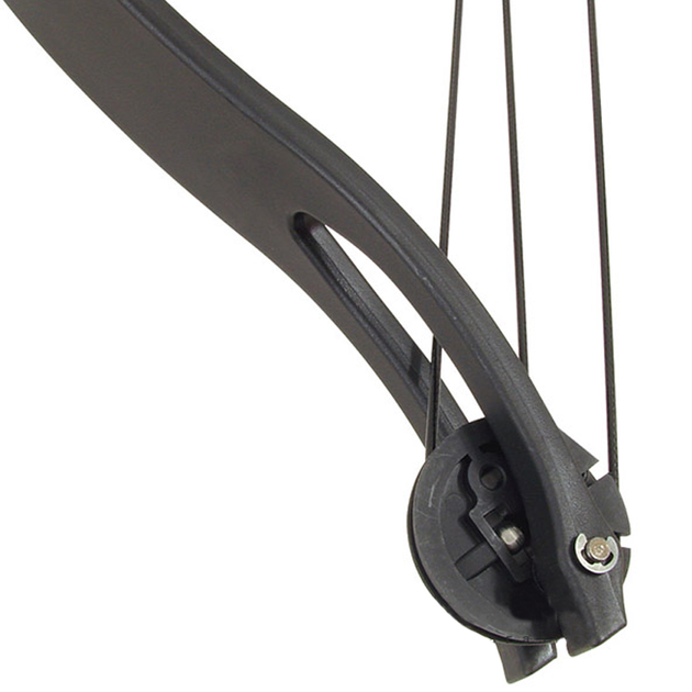Лук Crosman Elkhorn ABY1721 (длина: 1120 мм, сила натяжения: 9.5 кг), черный - изображение 2