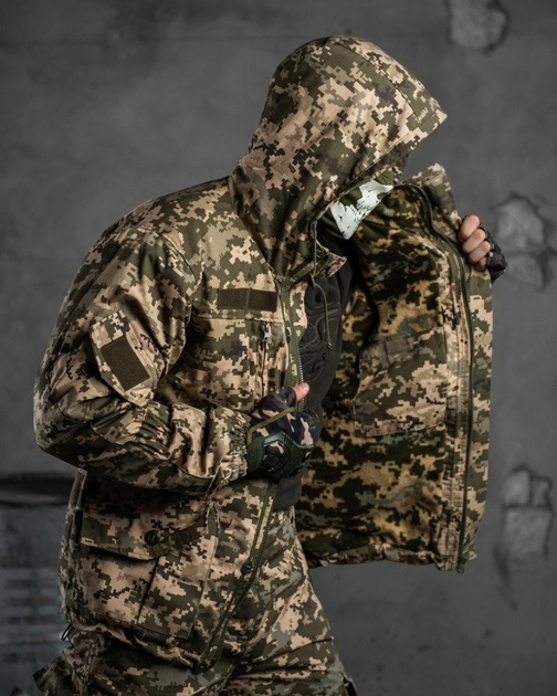 Зимний тактический костюм горка Tactical Пиксель XL - изображение 2
