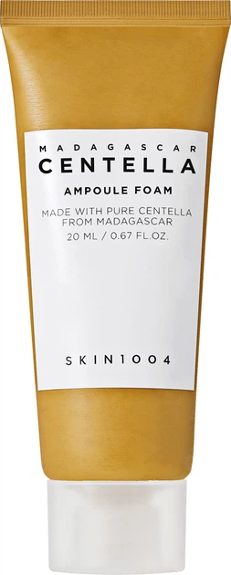 Ампульная пенка для лица SKIN1004 Madagascar Centella Ampoule Foam 20 мл (8809576261219) - Фото 1 Ампульная пенка для лица SKIN1004 Madagascar Centella Ampoule Foam 20 мл (8809576261219) - изображение 1