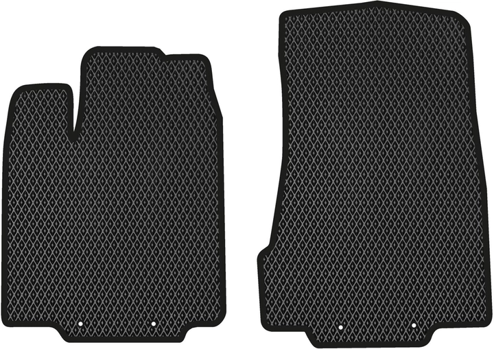 Акція на EVA килимки EVAtech в салон авто передні для Infiniti QX60 2012-2021 1 покоління SUV USA 2 шт Black від Rozetka