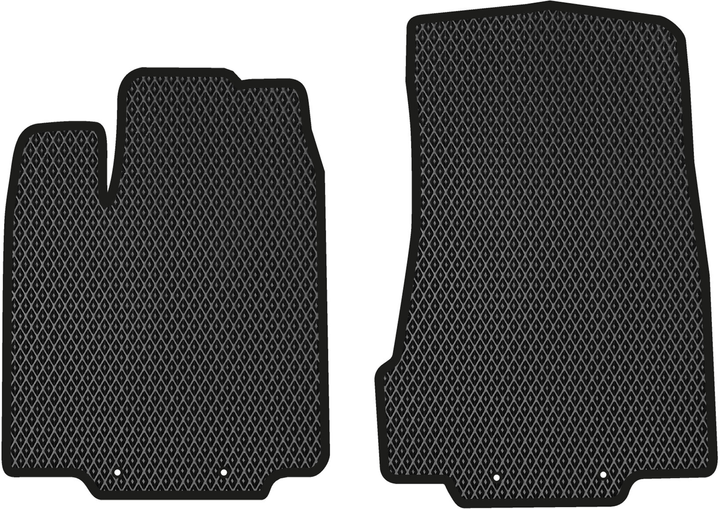 Акція на EVA килимки EVAtech в салон авто передні для Infiniti QX60 Hybrid 2012-2021 1 покоління SUV USA 2 шт Black від Rozetka