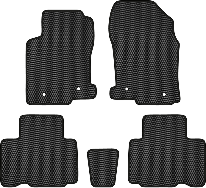 Акція на EVA килимки EVAtech в салон авто для Lexus NX 300h (AZ10) 2014-2021 1 покоління SUV USA 5 шт Black від Rozetka