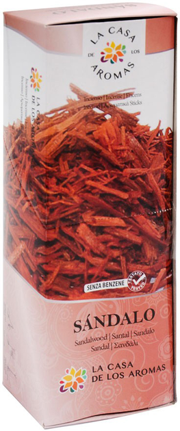 Kadzidła zapachowe La Casa de los Aromas Incense Drzewo Sandałowe 20 szt (8428390029708) - obraz 1