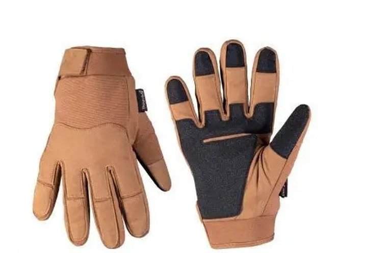 Перчатки армейские тактические зимние с мембраной Mil-tec 12520819 Койот Army Gloves Winter Thinsulate-XL - изображение 1