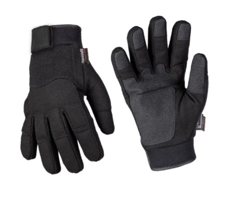 Перчатки армейские тактические зимние с мембраной Mil-tec 12520802 Черные Army Gloves Winter Thinsulate-XL - изображение 1
