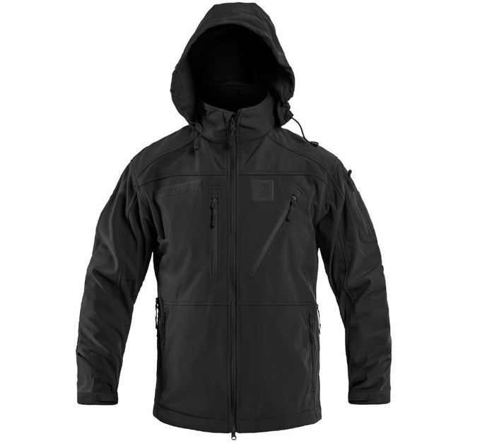 Тактическая куртка Mil-Tec SCU 14 Softshell - Black (10864002) - M - изображение 1