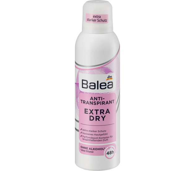 Дезодорант спрей Balea жіночий Extra Dry 200 мл (4058172586156) - Фото 1 Дезодорант спрей Balea жіночий Extra Dry 200 мл (4058172586156) - изображение 1