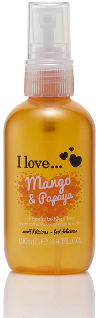 Mgiełka do ciała I Love... Refreshing Body Spritzer odświeżająca Mango & Papaya 100 ml (5060217188842) - obraz 1