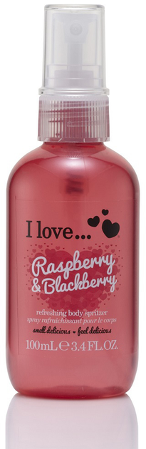 Mgiełka do ciała I Love... Refreshing Body Spritzer odświeżająca Raspberry & Blackberry 100 ml (5060217188859) - obraz 1