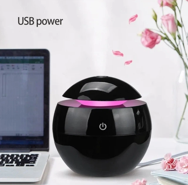 Зволожувач повітря ультразвуковий Ultrasonic Aroma Humidifier SL-001 чорний - зображення 4