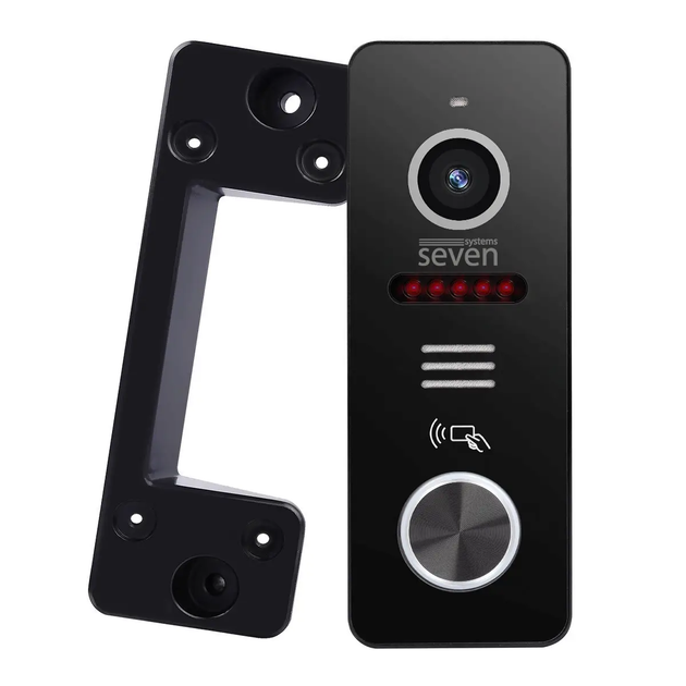 Вызывная панель с EM-Marin считывателем SEVEN CP-7502F RFID black, 2Мп - Фото 5 Вызывная панель с EM-Marin считывателем SEVEN CP-7502F RFID black, 2Мп - изображение 5