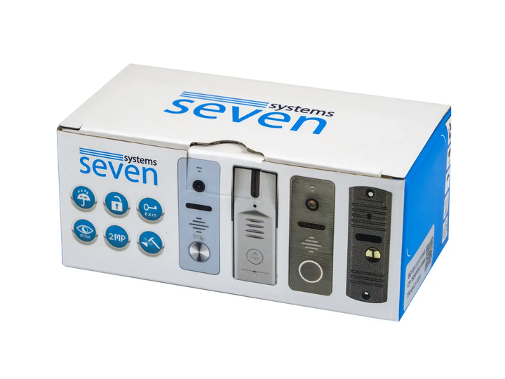 Вызывная панель с EM-Marin считывателем SEVEN CP-7502F RFID white, 2Мп - Фото 8 Вызывная панель с EM-Marin считывателем SEVEN CP-7502F RFID white, 2Мп - изображение 8