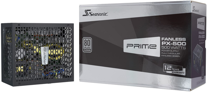 Блок живлення Seasonic Prime PX-500 Fanless 500 W - зображення 10