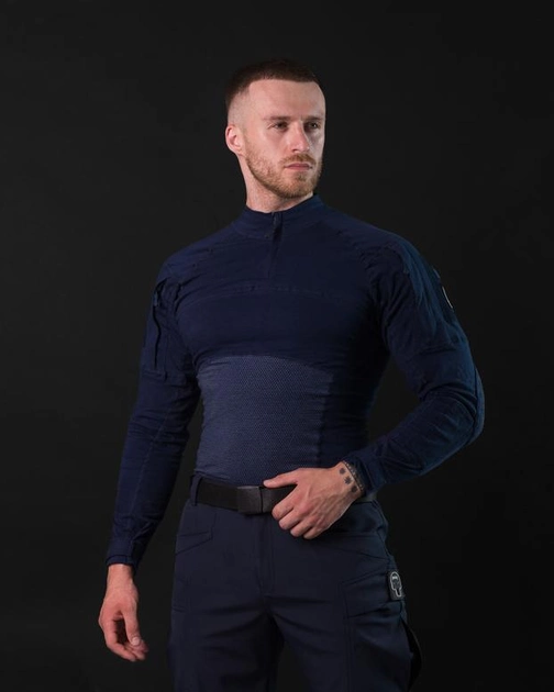 Рубашка тактическая боевая Убокс (Убакс) Fight синий - XL - изображение 1