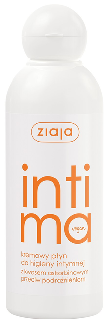 Kremowy płyn do higieny intymnej Ziaja Intima z kwasem askorbinowym 200 ml (5901887018650) - obraz 1