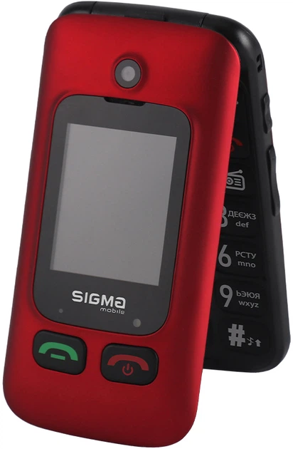 Мобильный телефон Sigma mobile Comfort 50 Shell DUO Type-C Red-Black (4827798212516) - Фото 3 Мобильный телефон Sigma mobile Comfort 50 Shell DUO Type-C Red-Black (4827798212516) - изображение 3