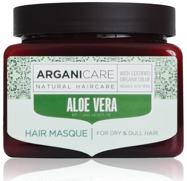 Маска для волосся Arganicare Aloe Vera 500 мл (7290115296174) - зображення 1