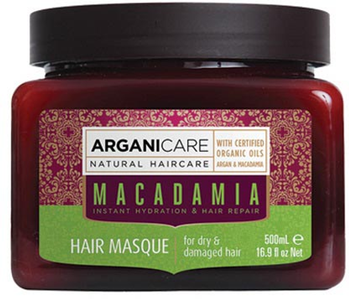 Maska do włosów Arganicare Macadamia nawilżająca 500 ml (7290114144940) - obraz 1