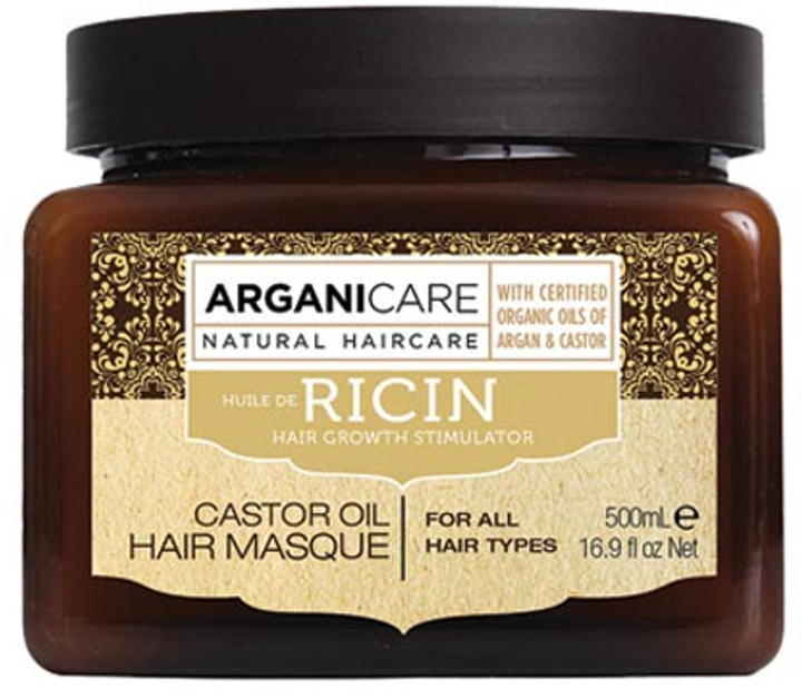 Маска для волосся Arganicare Castor Oil 500 мл (7290114144902) - зображення 1