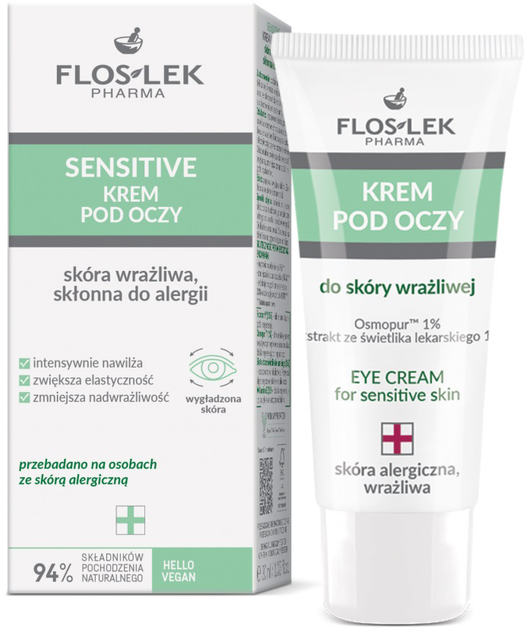 Крем для чутливої шкіри обличчя Floslek Sensitive для чутливої шкіри 30 мл (5905043022673) - зображення 1