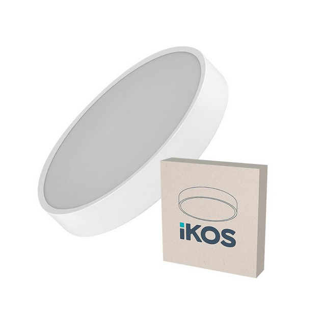 Светильник потолочный с пультом ДУ Ikos Colo 52W 2800-6500К IP20 0003-BLG - изображение 1
