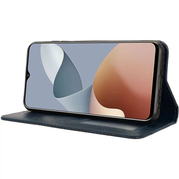 Чехол-книжка Deexe Retro Style для ZTE Blade V50 Design / Blade A73 - Blue - изображение 3
