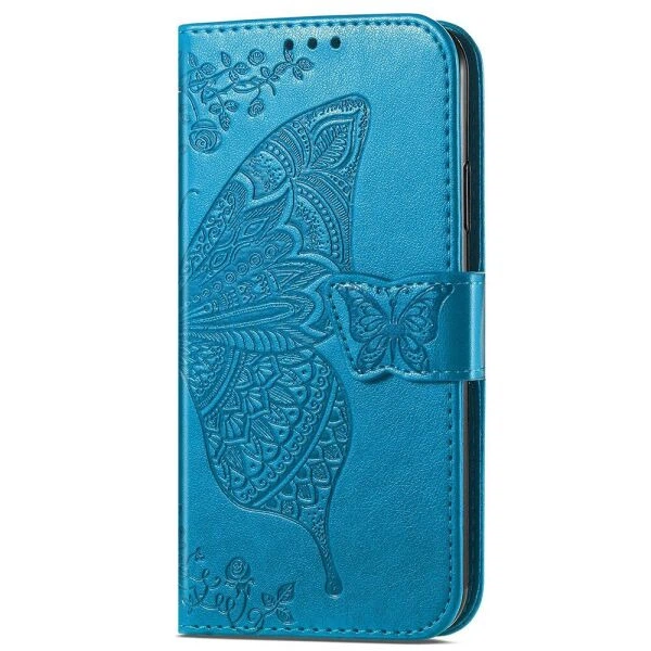 Чехол-книжка с рисунком UniCase Butterfly Pattern для Xiaomi Redmi Note 13 Pro 5G / Poco X6 - Blue - изображение 6