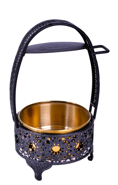 Корзина для вугілля YAHYA Black/Gold, 12см (27365) - изображение 2