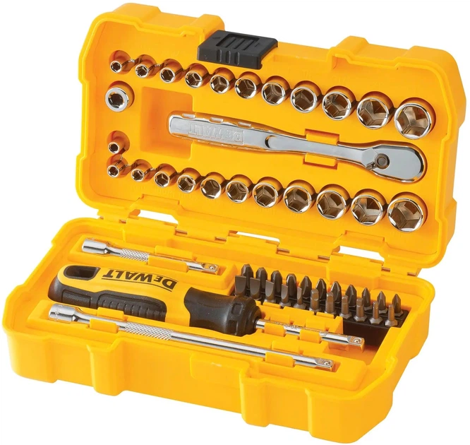 Набор головок и бит DeWalt 1/4 50 предметов (DWMT81610-0) - Фото 3 Набор головок и бит DeWalt 1/4 50 предметов (DWMT81610-0) - изображение 3
