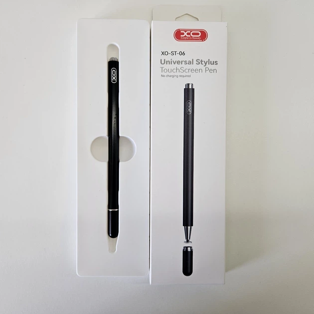 Стилус XO ST-06 touch-sensitive для планшетів та смартфонів iOS/Android/Windows Чорний - Фото 8 Стилус XO ST-06 touch-sensitive для планшетів та смартфонів iOS/Android/Windows Чорний - изображение 8