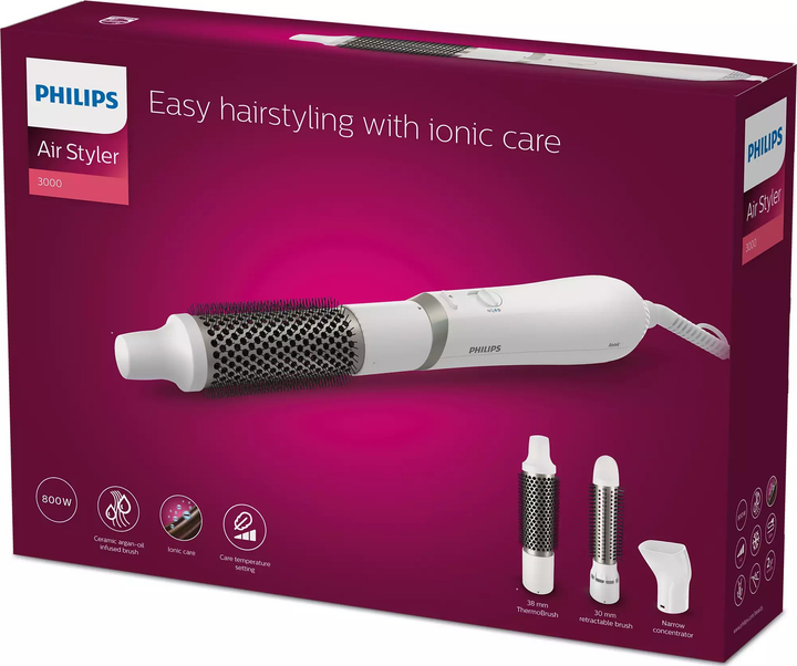 Фен-щітка Philips Series 3000 BHA303/00 - зображення 6
