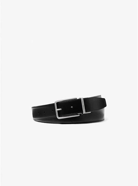 Подарунковий набір MICHAEL KORS MENS 4-in-1 Logo Belt Box Set чоловічий двосторонній ремінь з 2 пряжками (чорний) Арт. 36H9MBLY4V - Фото 6 Подарунковий набір MICHAEL KORS MENS 4-in-1 Logo Belt Box Set чоловічий двосторонній ремінь з 2 пряжками (чорний) Арт. 36H9MBLY4V - зображення 6