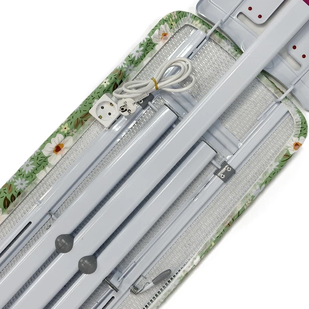 Гладильная доска PROFESSIONAL 141х38 см с розеткой SMSARA - изображение 5