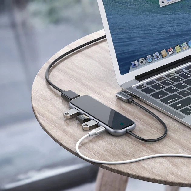 USB-Хаб Baseus Multi-functional (Type-C to 3xUSB3.0+HD4K+PD) - Фото 3 USB-Хаб Baseus Multi-functional (Type-C to 3xUSB3.0+HD4K+PD) - изображение 3