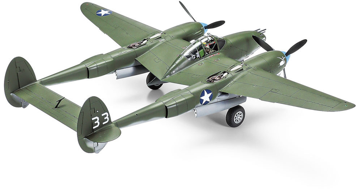 Model do składania Tamiya Lockheed P-38 F/G Lightning skala 1:48 (4950344611201) - obraz 3