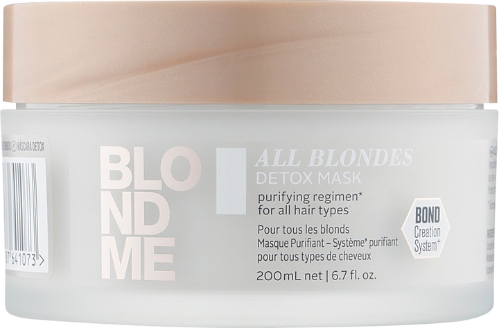 Маска-детокс для волосся Schwarzkopf Professional Blondme All Blondes Detox Mask 200 мл (4045787641073) - зображення 1